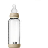 Bibs Vanilla GLOW Glass Baby Flaske Round Silikon 1-Pack 240 Ml Medium Flow