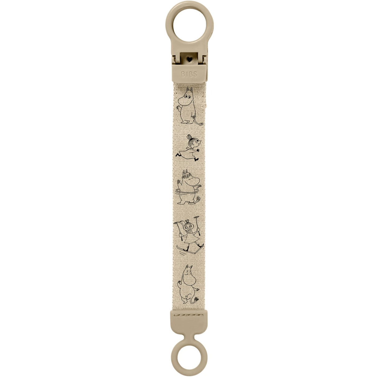 Bibs Vanilla X Moomins Smokk Clip Loop