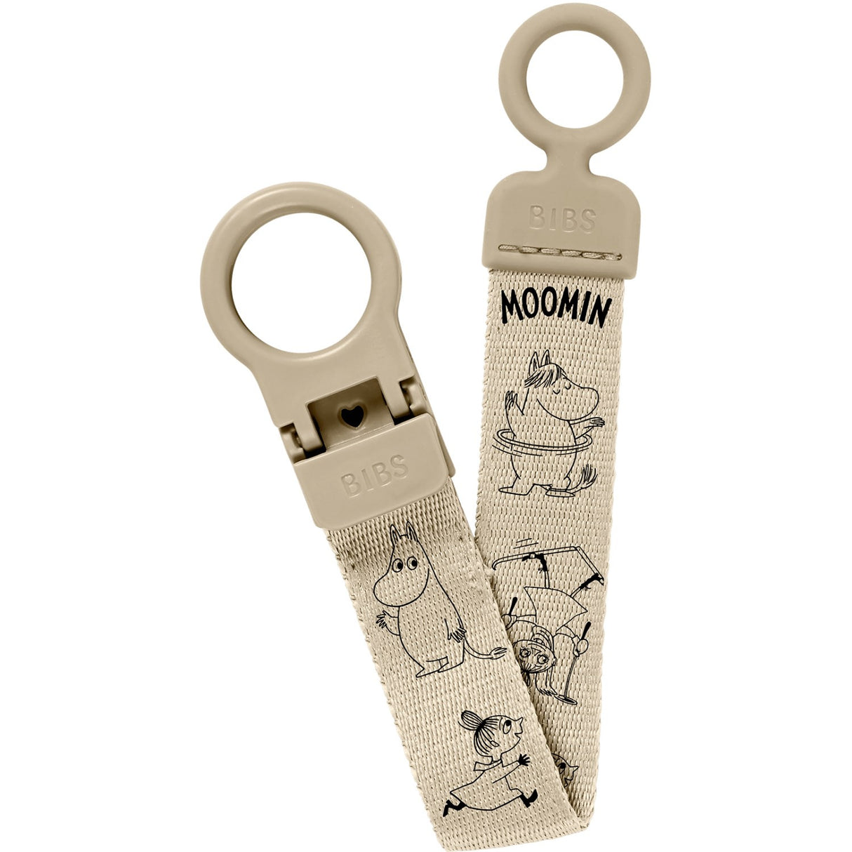 Bibs Vanilla X Moomins Smokk Clip Loop