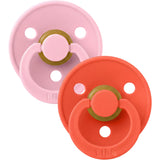Bibs Baby Pink / Tango Smokk Colour 2-Pakning Latex
