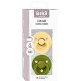 Bibs Pale Butter / Wasabi Smokk Colour 2-Pakning Latex