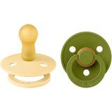 Bibs Pale Butter / Wasabi Smokk Colour 2-Pakning Latex