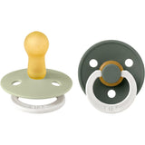 Bibs Sage GLOW / Pine GLOW Smokk Colour 2-Pakning Latex