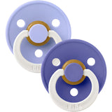 Bibs Hush GLOW / Grape GLOW Smokk Colour 2-Pakning Latex