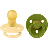 Bibs Pale Butter / Wasabi Smokk Colour 2-Pakning Latex