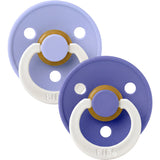 Bibs Hush GLOW / Grape GLOW Smokk Colour 2-Pakning Latex