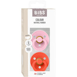 Bibs Baby Pink / Tango Smokk Colour 2-Pakning Anatomical Latex