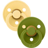 Bibs Pale Butter / Wasabi Smokk Colour 2-Pakning Anatomical Latex
