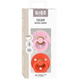 Bibs Baby Pink / Tango Smokk Colour 2-Pakning Anatomical Latex