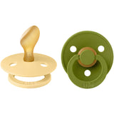 Bibs Pale Butter / Wasabi Smokk Colour 2-Pakning Anatomical Latex