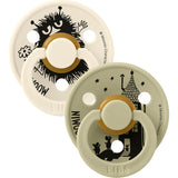 Bibs Ivory / Khaki X Moomins Smokk Colour Stinky 2-Pakning Latex