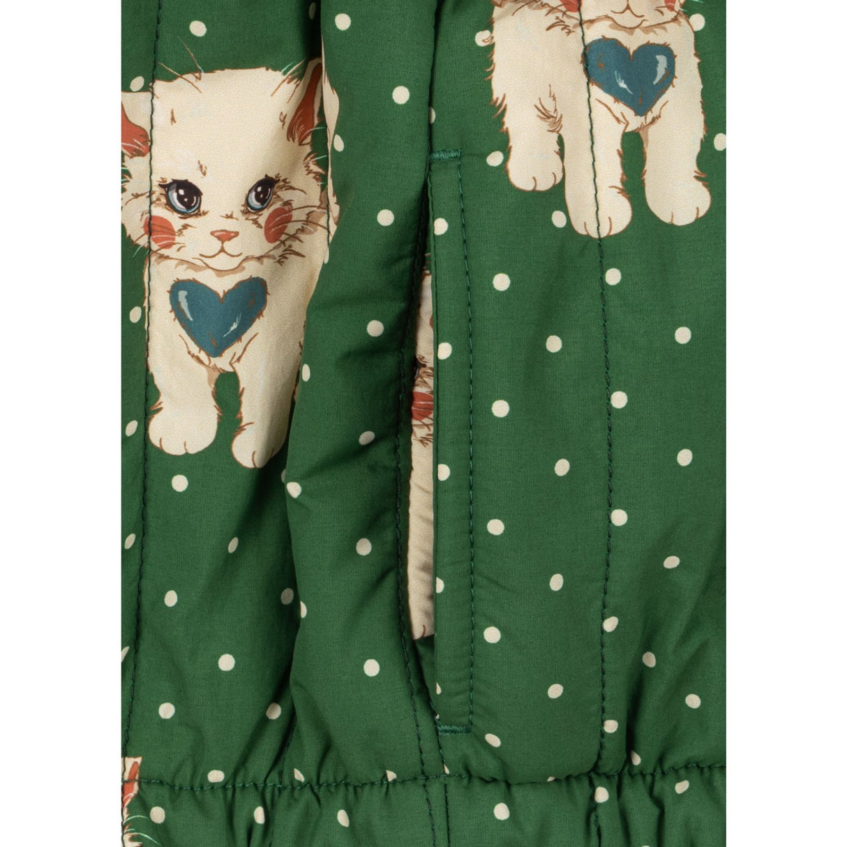 Konges Sløjd Dot Miao Verde Juno Printed Bomber Jakke