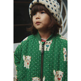 Konges Sløjd Dot Miao Verde Juno Printed Bomber Jakke