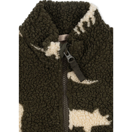 Konges Sløjd Dino Silhouette Jody Teddybjørn Vest Grs
