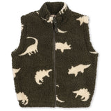 Konges Sløjd Dino Silhouette Jody Teddybjørn Vest Grs