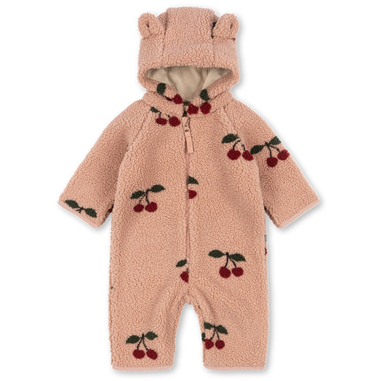 Konges Sløjd Ma Grande Cerise Blush Jody Teddybjørn Heldrakt Grs