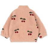 Konges Sløjd Ma Grande Cerise Blush Jody Teddybjørn Jakke Grs