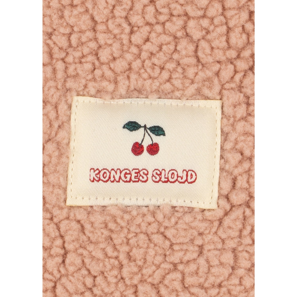 Konges Sløjd Ma Grande Cerise Blush Jody Teddybjørn Jakke Grs