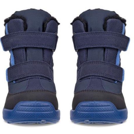 Ecco Black/Night Sky/Federal Blue Urban Mini 2Xvelcro Støvler