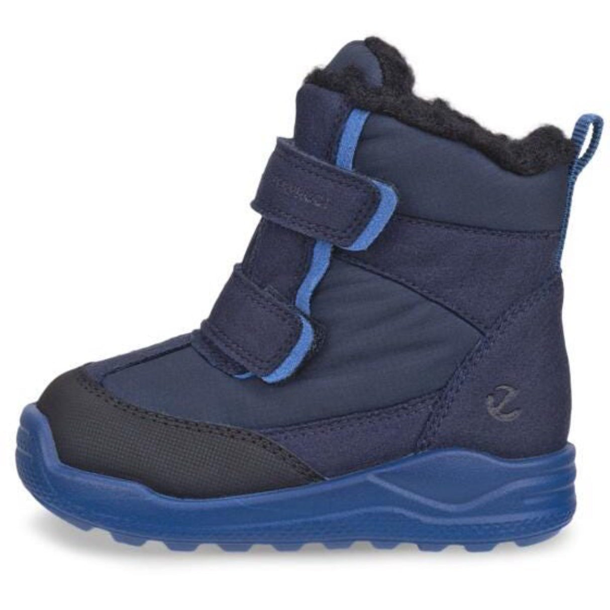 Ecco Black/Night Sky/Federal Blue Urban Mini 2Xvelcro Støvler