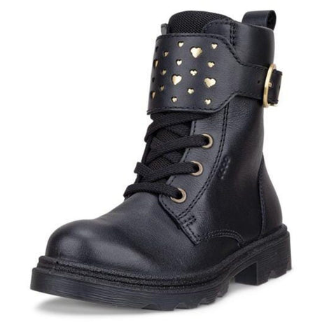 Ecco Black/Gold/Black Grainer K Wp Støvler