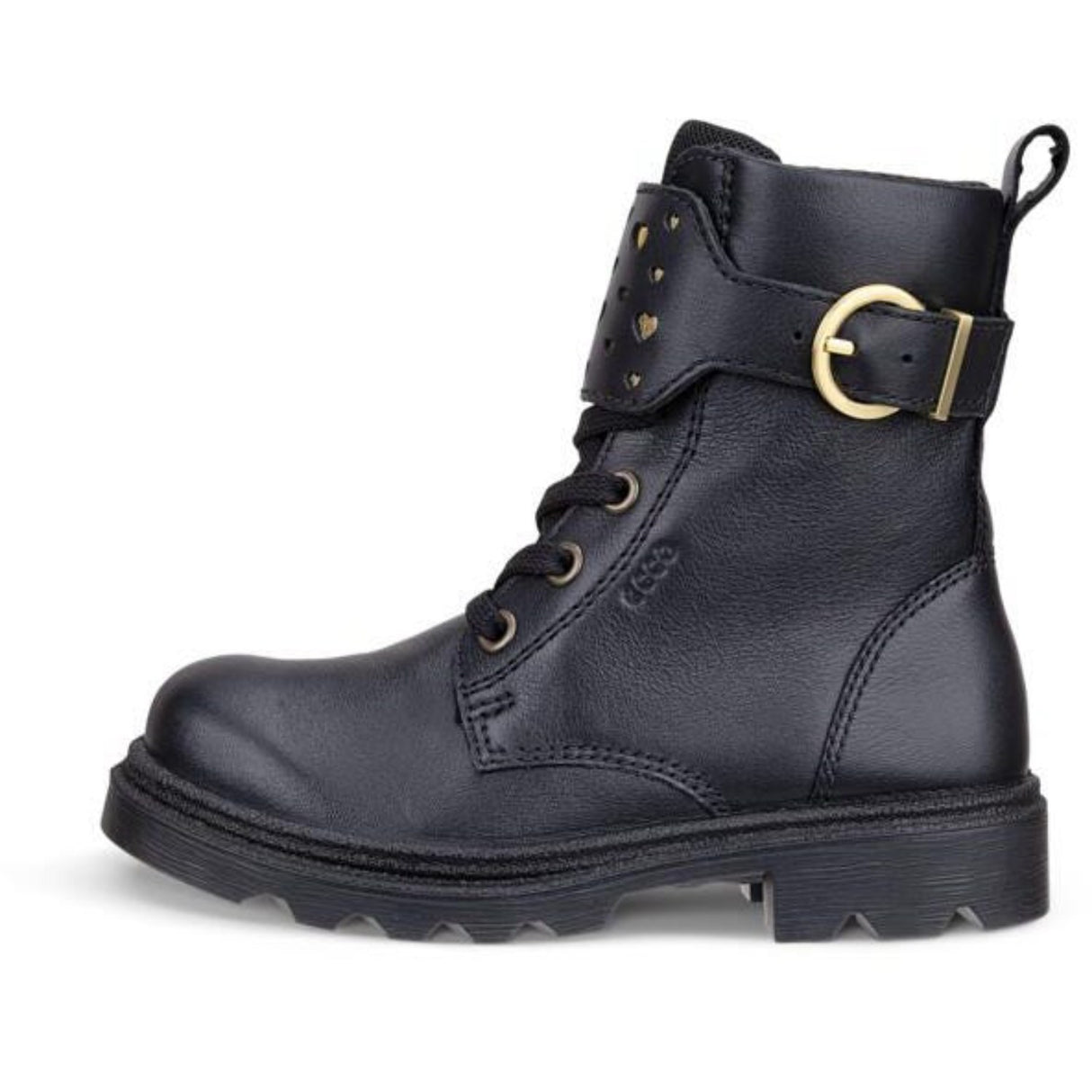 Ecco Black/Gold/Black Grainer K Wp Støvler