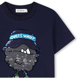 Billieblush Navy Kort Ermer Tee-Shirt