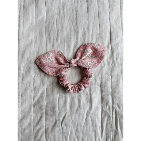 Lalaby Pink Flower Cord Scrunchie Bue
