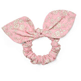 Lalaby Pink Flower Cord Scrunchie Bue