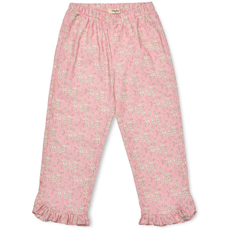 Lalaby Pink Flower Cord Lotte Bukser