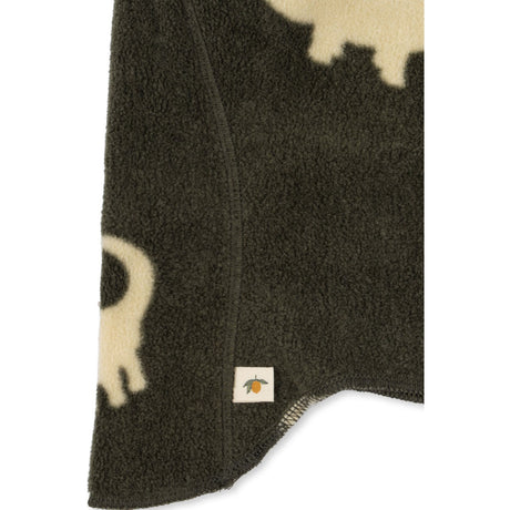 Konges Sløjd Dino Silhouette Tavi Fleece Elefantlue Grs