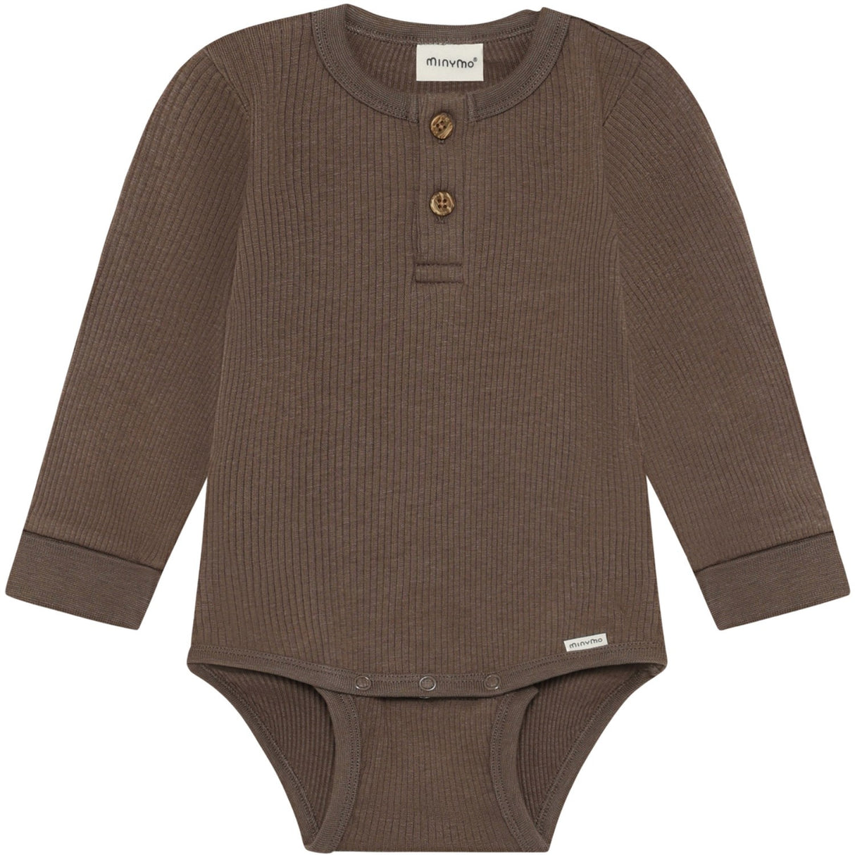 Minymo Chocolate Chip Body Ls Rib