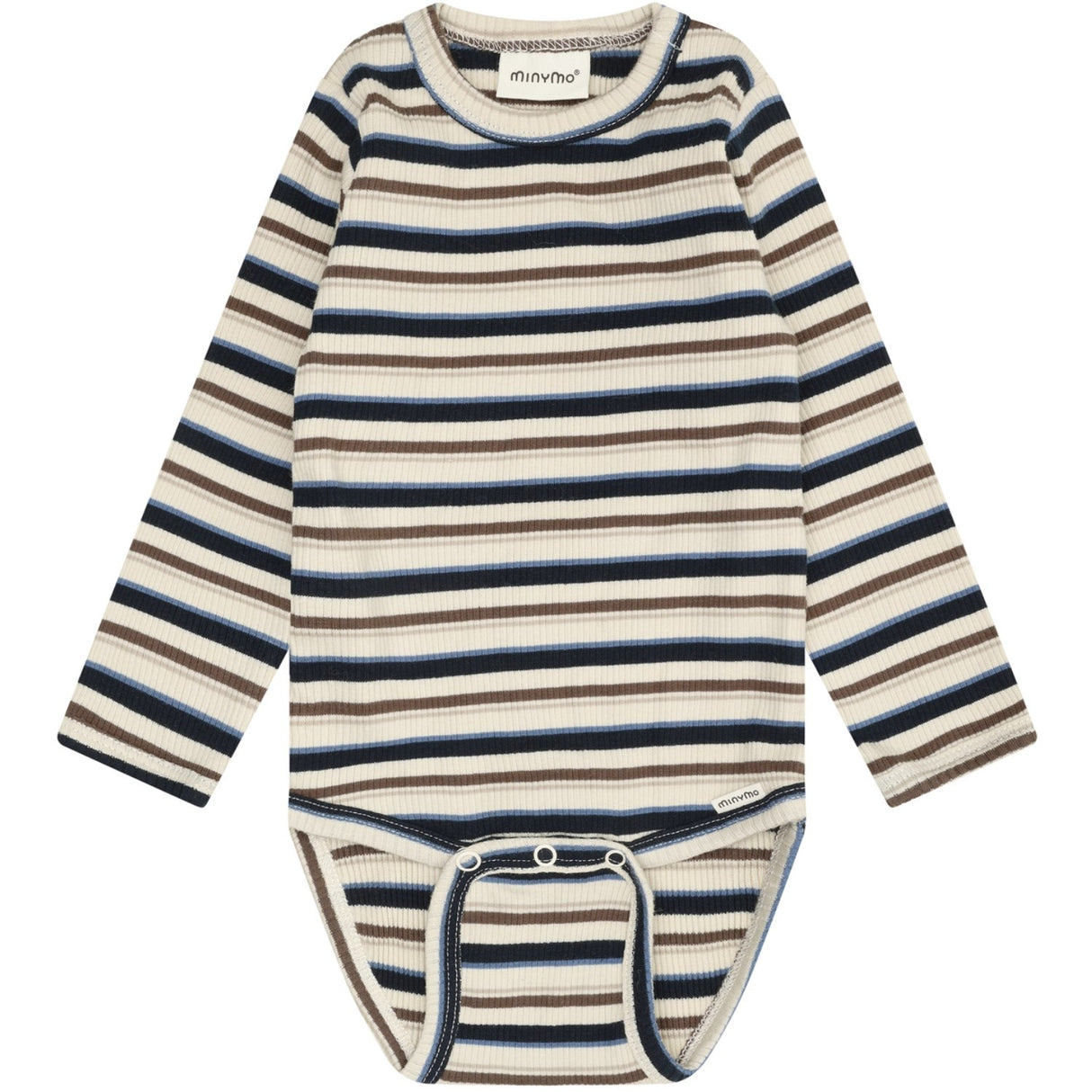 Minymo Dark Sapphire Body Ls Y/D Rib