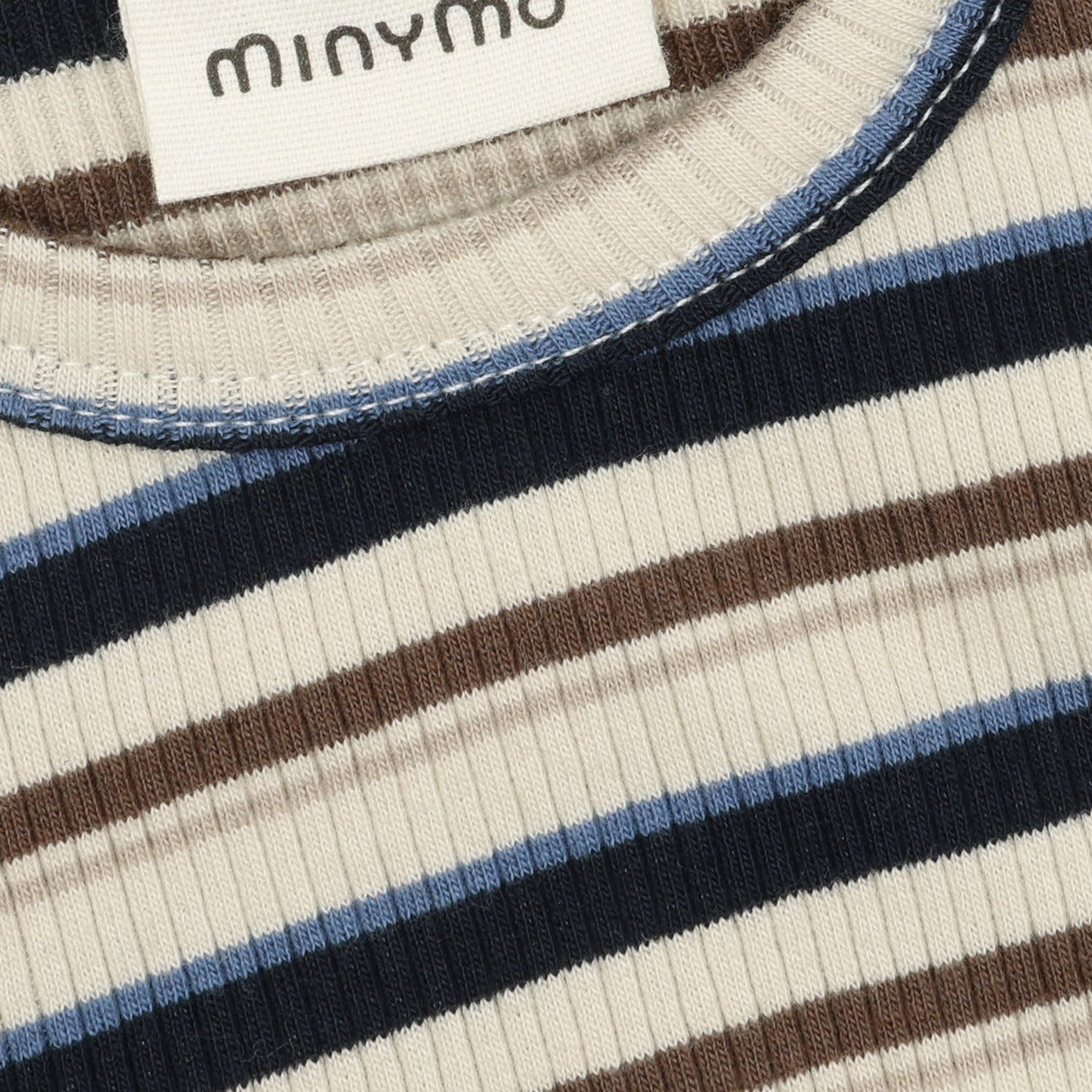 Minymo Dark Sapphire Body Ls Y/D Rib