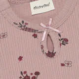 Minymo Fawn Body Ls Aop Rib