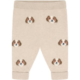 Minymo Beige Melange Bukser Strikk