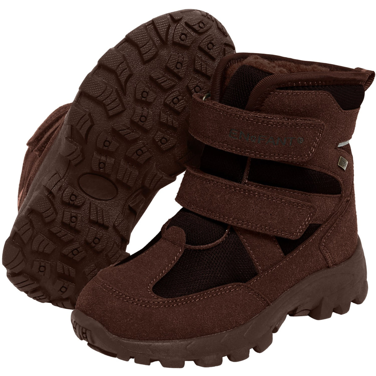 En Fant Chocolate Brown Støvler Borrelås Tex
