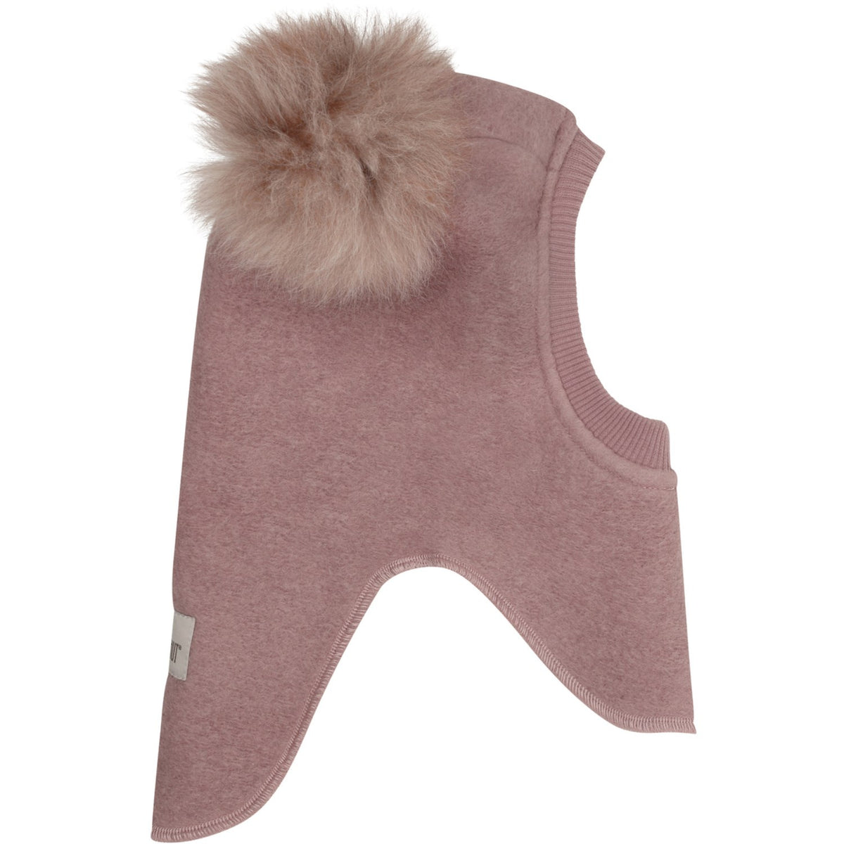 Huttelihut Deauville Mauve Elefantlue Ull Alpaca Pompoms