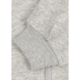 Konges Sløjd Grey Melange Lou Sweat Zip Hette Gots
