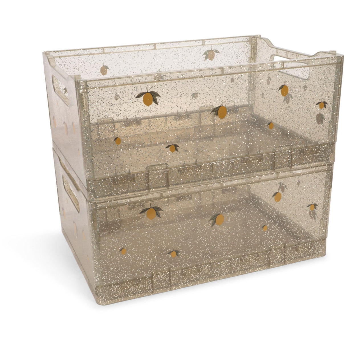 Konges Sløjd Sparkling Blue 2 Pakke Glitter Oppbevaring Box