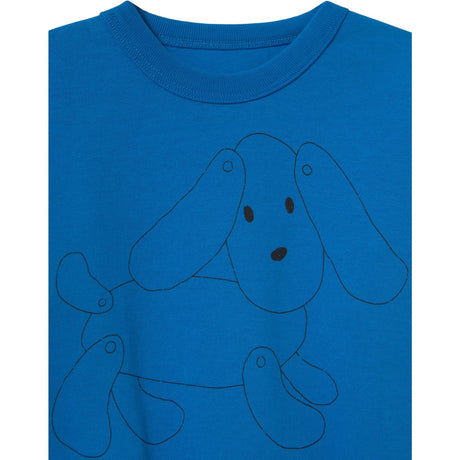 TinyCottons Blue Dog Graphic Collegegenser