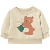 TinyCottons Sandstone Bjørn Graphic Baby Collegegenser