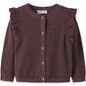 Name It Wild Ginger Tone In Tone Lurex Nmfabinne Ls Strikk Card Noos