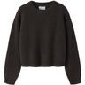 Name It Chocolate Plum Nkfholly Ls Boxy Kort Strikk Noos