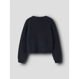 Name It Dark Sapphire Nkfholly Ls Boxy Kort Strikk Noos