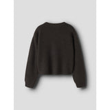 Name It Chocolate Plum Nkfholly Ls Boxy Kort Strikk Noos