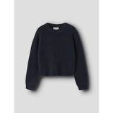 Name It Dark Sapphire Nkfholly Ls Boxy Kort Strikk Noos