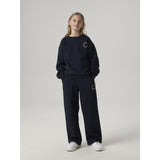 Name It Black Antique White Print Nkfria Wide Sweat Bukser Bru Noos