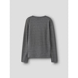 Name It Black Silver Lurex Nkfnayla Ls Topp