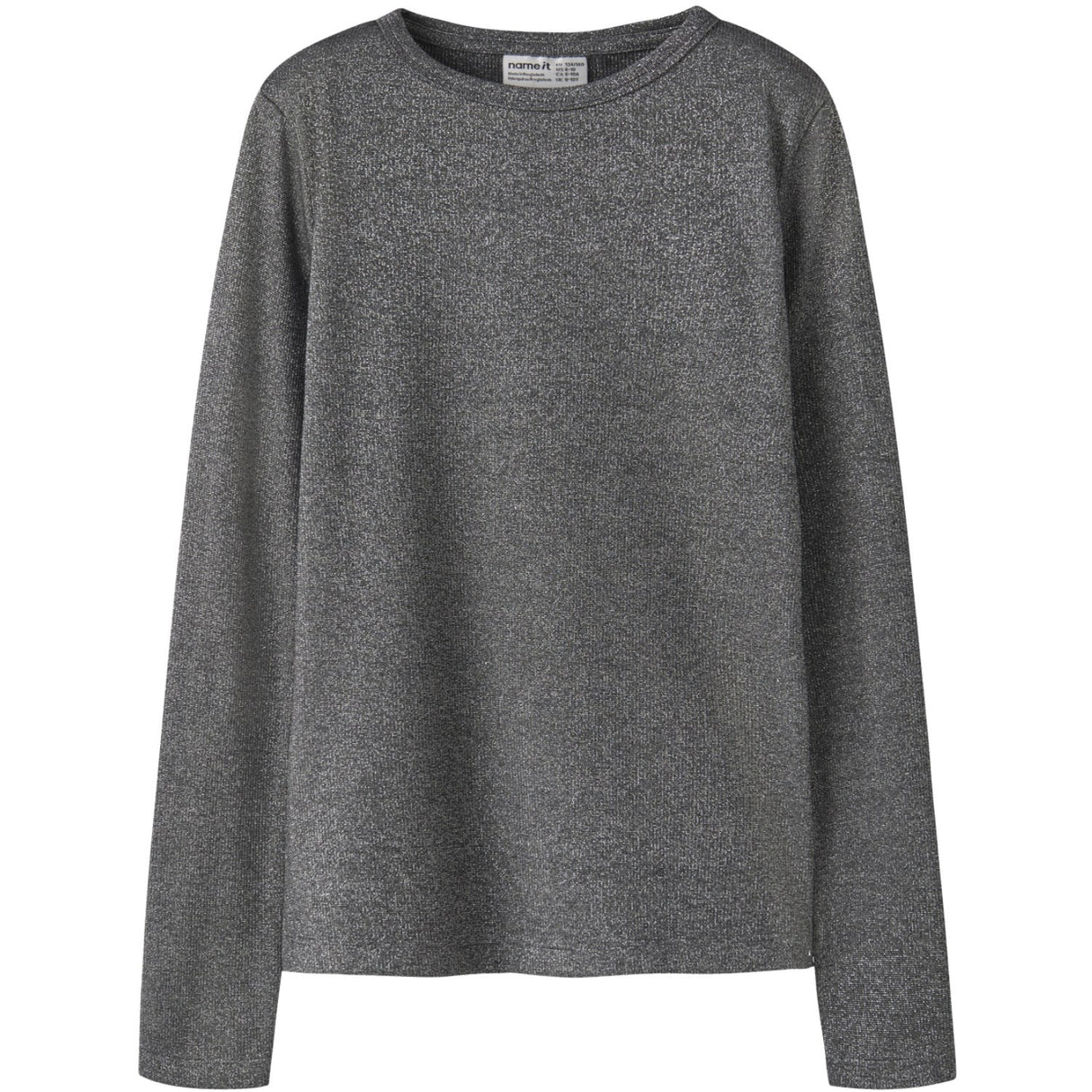 Name It Black Silver Lurex Nkfnayla Ls Topp